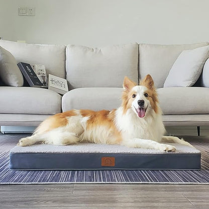 Medium Dog Bed Mat 30''X20''X3'', Orthopedic,