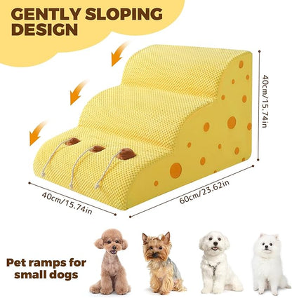 Pet Ramp for Small Dogs to Get on 3 Tiers