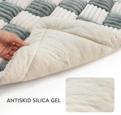 Garden Chic Cotton Protective Couch Cover Blue,70x180 cm/27.6x70.9