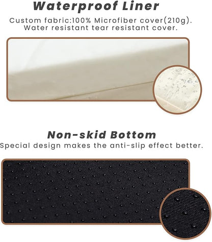 Laifug Orthopedic Memory Foam Extra Large Dog Bed Pillow(50"x36"x10"