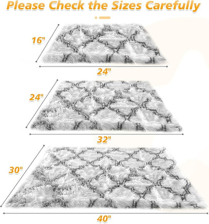 PJYuCien Fluffy Fleece Calming Pet Throw Blanket 16 * 24", Machine