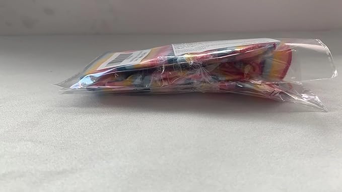 Small Medium Dog Clothes Rainbow Striped Dog Shirts Stretchable Long Sleeve Cat T-Shirt Pet Outfits for Chihuahua Yorkie Teddy (Pink Edge