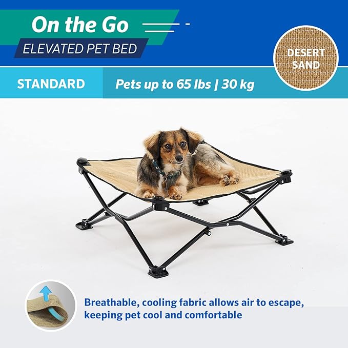 COOLAROO On the Go Cooling Elevated Dog Bed