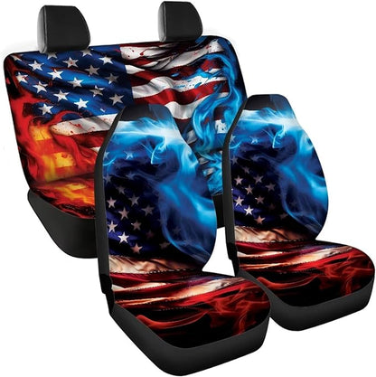 Fire American Pattern Seat Cover Sets for Cars