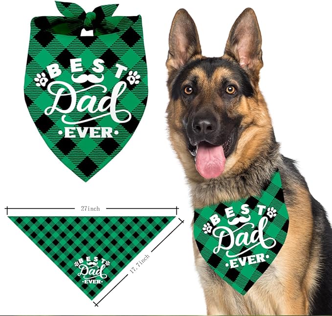 Best Dad Ever Dog Bandana (C7)