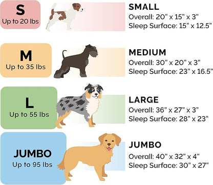 Furhaven Pillow Dog Bed for Medium/Small Dogs w/ Removable Bolsters & Washable Cover