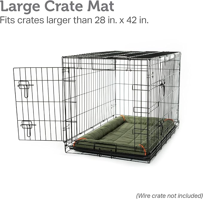 Friends Forever Bolster Dog Crate Mat 42 Inch