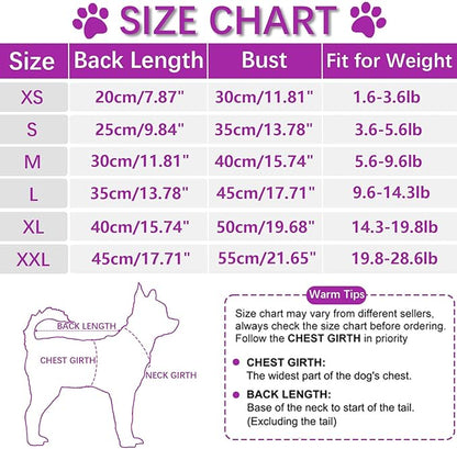 Dog Pajamas Summer Cute Dog Clothes for Small