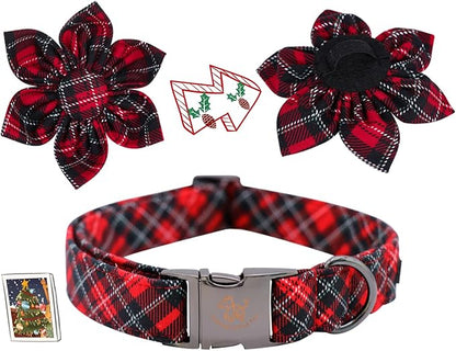 Elegant little tail Flower Dog Collar for Female or Male Dogs
