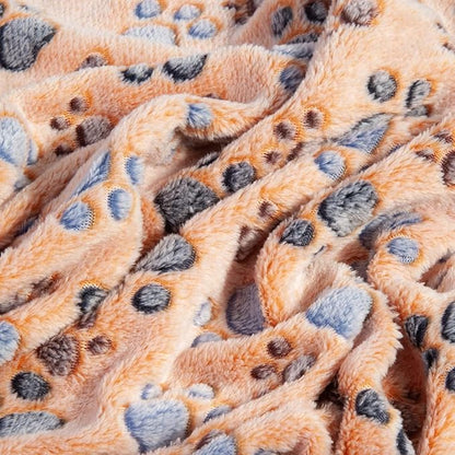 Cozy Flannel Pet Blankets Set of 3 – Ultra-Soft Fleece Throws for Dogs (20x40 inch)