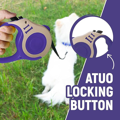 Retractable Dog Leash Automatic Telescopic Tractor Dog Tape 10/16 FT