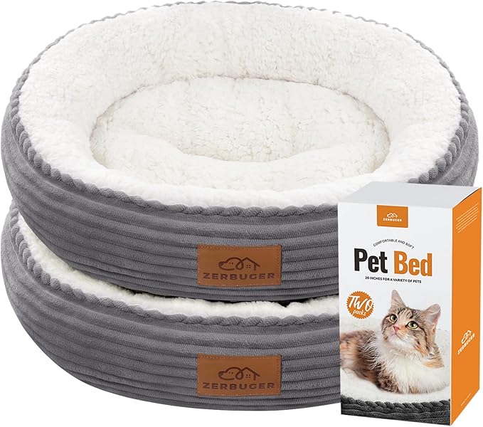 Cat Bed 20In Dog 2 Pack)