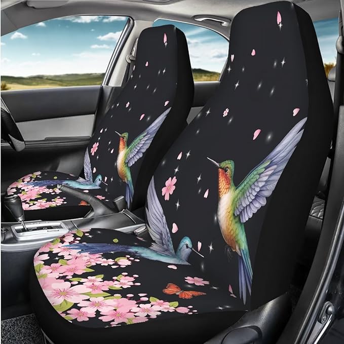 Hummingbird Seat Covers Auto Protective Accessories Gift