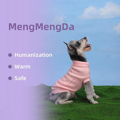 Dog Warm Winter Sweater MengMengDa Pet Dog Clothes