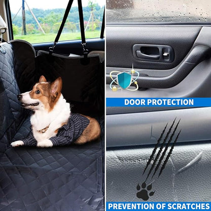 Dog Car Seat Cover for Back Seat 100% Waterproof 600D Oxford