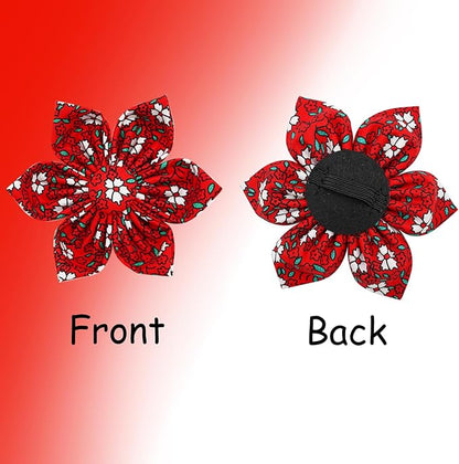 Elegant little tail Dog Collar with Flower