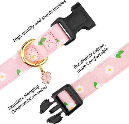 Cotton Handmade Dog Collar Cute and Distinctive Patterns