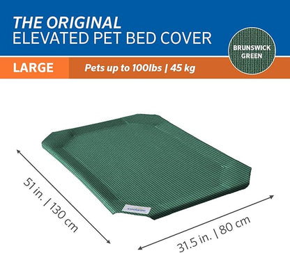 Original Pet Bed Replacement Cover - Brunswick Green - Large (43.5" x 31.5")