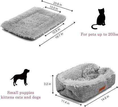 Cat Bed Small Dog Bed 23.6x19.7inch