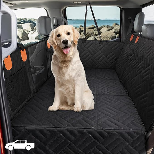 Dog Seat Cover for Trucks Back Seat Extender for Dog F150, RAM1500,