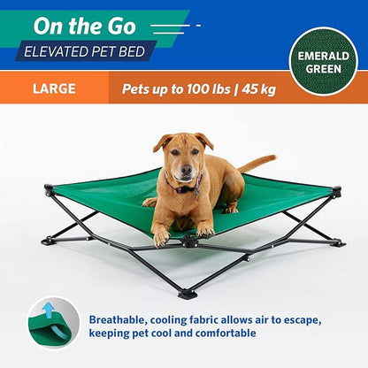 COOLAROO On the Go Cooling Elevated Dog Bed