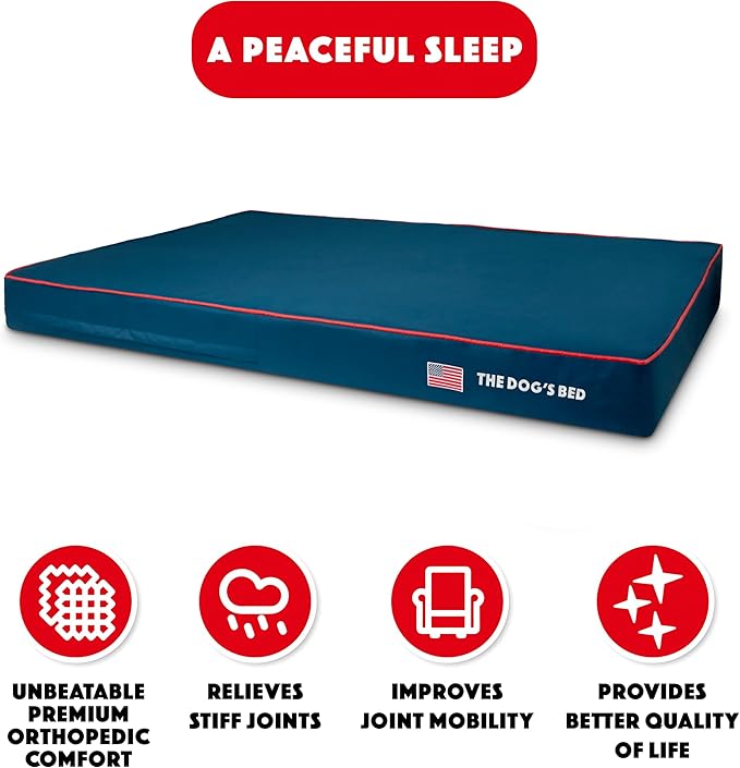 The Dog’s Bed Orthopedic Memory Foam Dog Bed 64x44, Pain