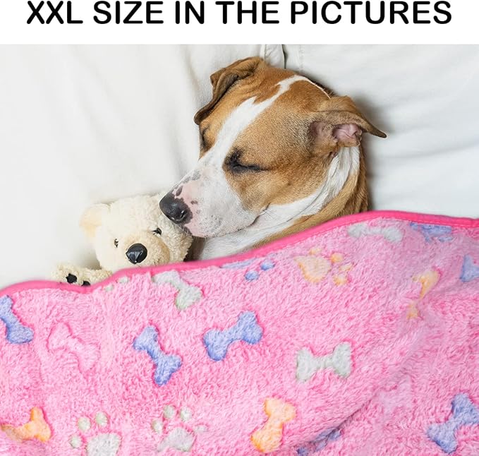 Dono 1 Pack 3 Dog Blankets for Large Dogs-60 * 50 in