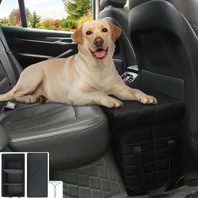 LIONROGE Car Back Seat Extender for Large Dogs up to 200lbs