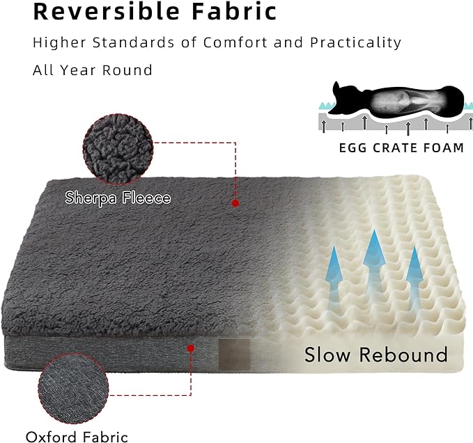 DaysU Dog Bed for Small Dogs 20 lbs, 30x20x3in