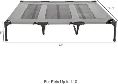 Elevated Dog Bed 48x35.5-Inch Portable 110lbs by