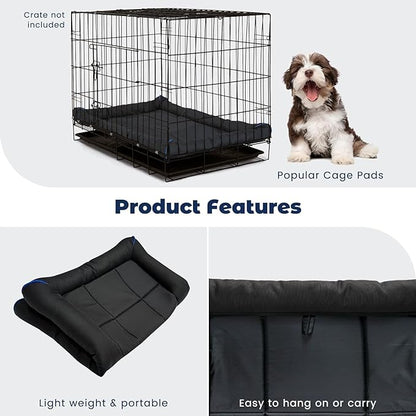 Miguel Oxford 900D Outdoor Waterproof Dog Bed for Metal Dog Crates Water-Resistant All Weather Pet Mat Durable Easy Wipe Clean Travel Indoor Outdoor Puppy Cat Crate Bed 24inch