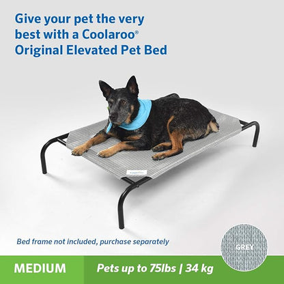 Original Pet Bed Replacement Cover - Grey - Medium (35" x 25.5")