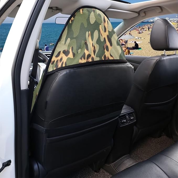 Camo Waterproof Towel Car Seat Cover Anti-Slip Bucket Seat Protector Washable Car Accessories Decro for Athletes