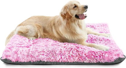 KISYYO Dog Beds for Medium Dogs Fixable Deluxe Cozy Dog Kennel Beds for Crates Washable Dog Bed 30 x 19 x 3 Inches,