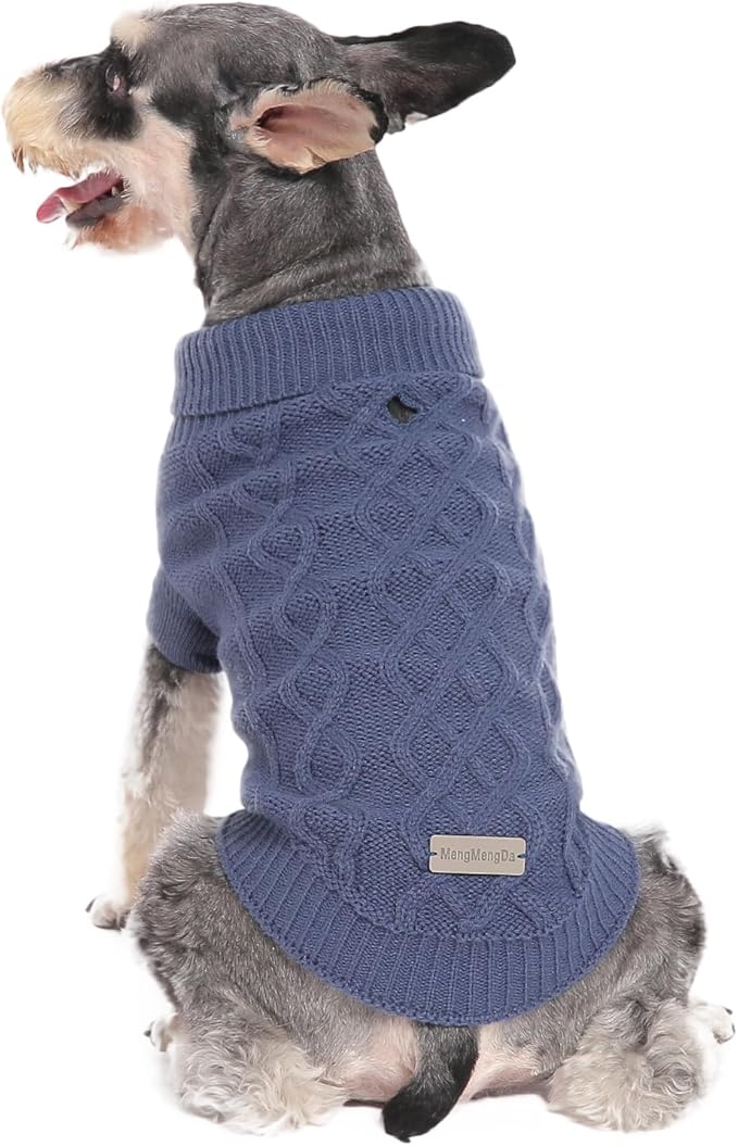 Small Dog Warm Winter Sweater MengMengDa Pet Dog