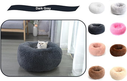 cat Bed for Large Cat Bottom（24", Dark