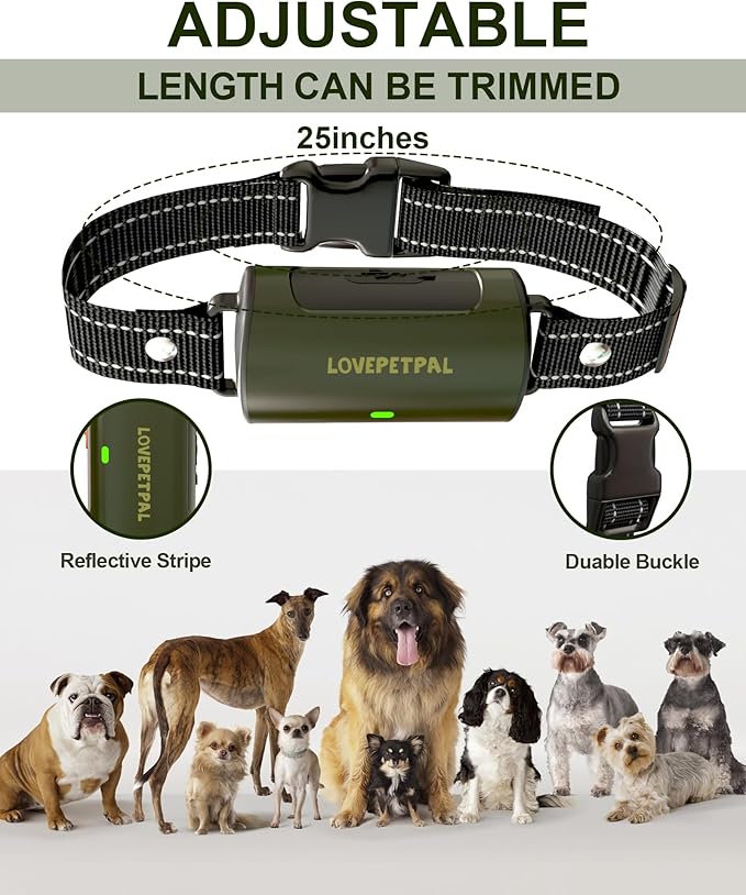 Dog Training Collar with Remote Control, 3500FT Dog Shock Collar for Small Medium Large Dogs, IPX7 Waterproof, 4 Training Modes, Rechargeable E-Collar with Beep Vibration Safe Shock for All Breeds