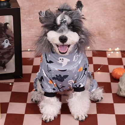 CuteBone Turtleneck Dog Pajamas Pet Clothes Thermal Dralon Onesie Cashmere High-Necked Puppy Pjs Coat GP06M