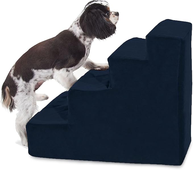 Majestic Pet 4 Step Portable Dog Stairs 25 lbs