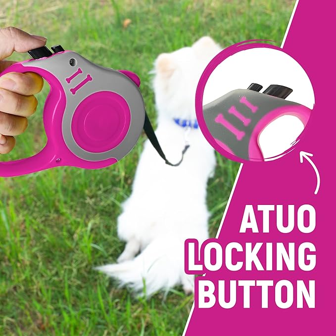 Retractable Dog Leash Automatic Telescopic Tractor Dog Tape 10/16 FT