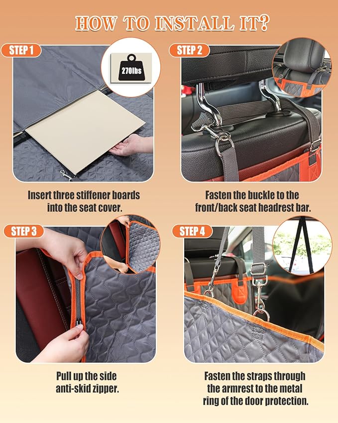 Back Seat Extender for Dogs