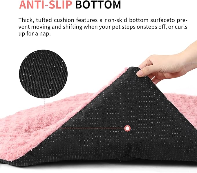 NOYAL Dog Bed Mat Soft Washable Dog Crate