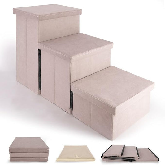 Dog Stairs 3 Tiers 2-in-1 Dog 200 lbs