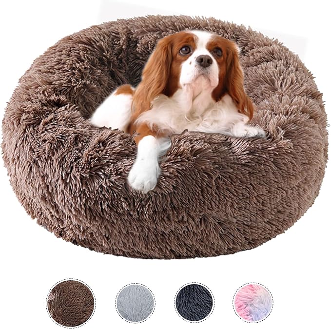 Dog Bed Calming Dog Beds for Small Medium Large Dogs Bed(20")