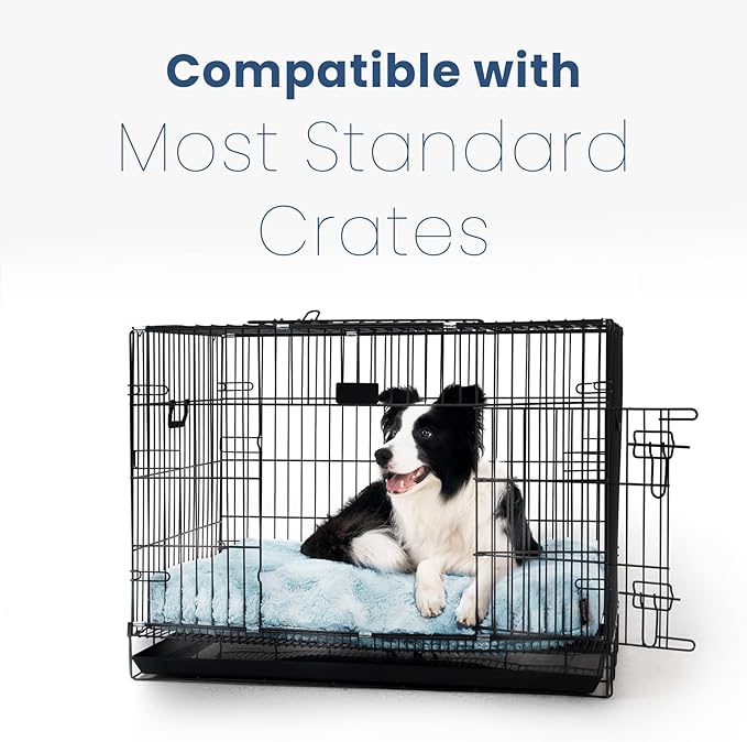 Washable Dog Bed Deluxe Breeds.35 * 23",Blue