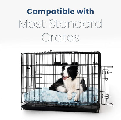 Washable Dog Bed Deluxe Breeds.35 * 23",Blue