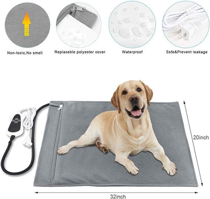 RIOGOO Pet Heating Pad 32"x 20",