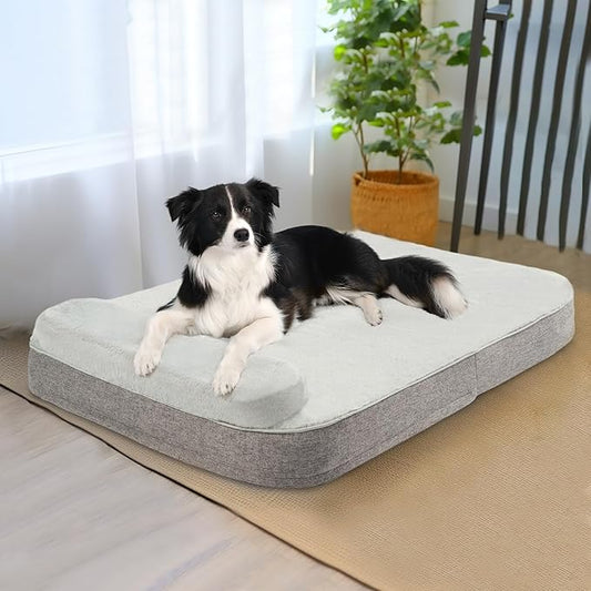 Veehoo Orthopedic Dog Bed for Medium Large Sized Dogs 60 lbs,