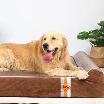Laifug Orthopedic Memory Foam Extra Large Dog Bed Pillow (50" x 36" x 10"