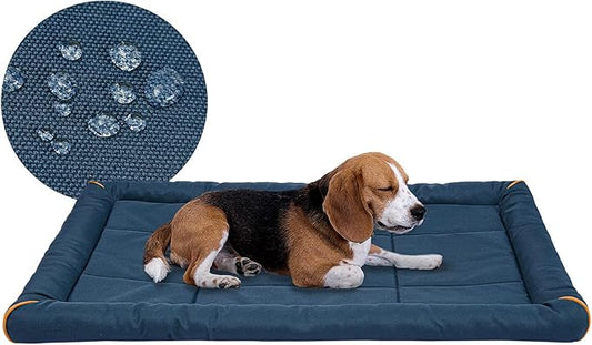 Miguel Oxford 900D Outdoor Waterproof Dog Bed for Metal Dog Crates Water-Resistant All Weather Pet Mat Durable Easy Wipe Clean Travel Indoor Outdoor Puppy Cat Crate Bed 36inch